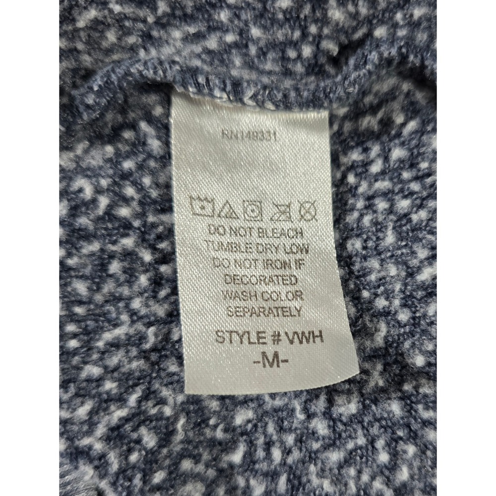 Ocean Beach Sportswear Hawks Nest Beach Acid Wash Compass Hoodie Blue Men's M - Picture 4 of 8